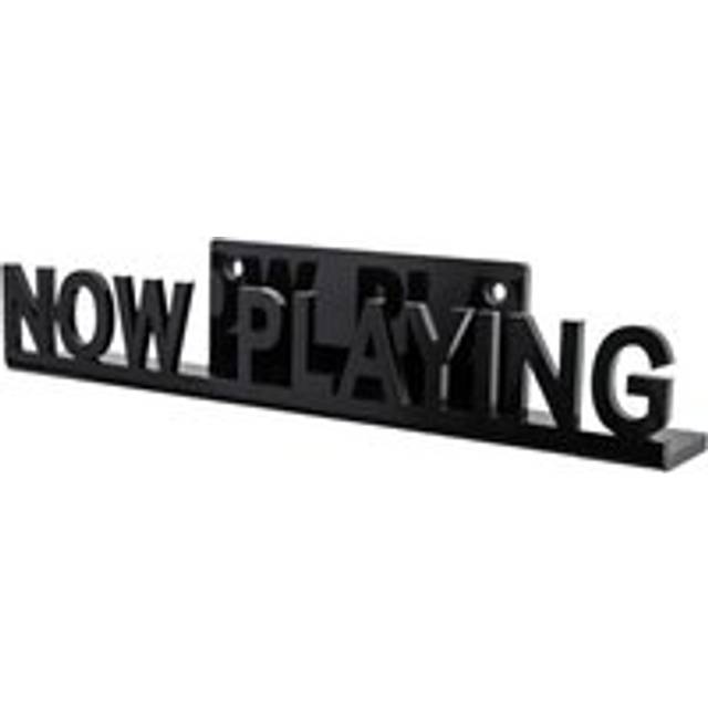 Tlily - Wall Mount cd Record Display Stand Now Playing Acrylic Vinyl Shelf for Home Decoration Black