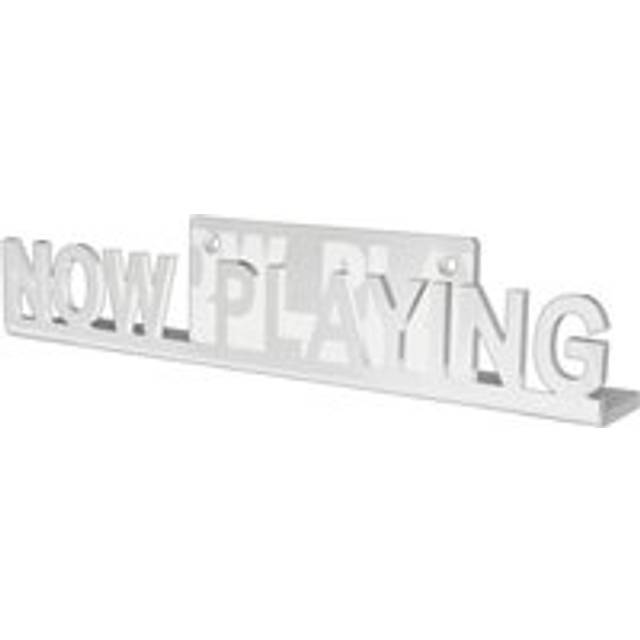 Wall Mount CD Record Display Stand Now Playing Acrylic Vinyl Shelf for Home Decoration White