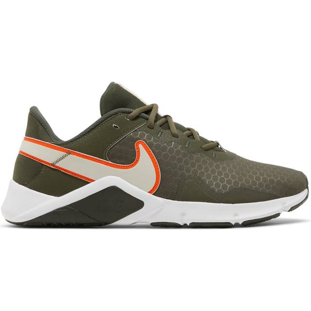 Nike Legend Essential 2 Mens Green Trainers - Size UK 5.5