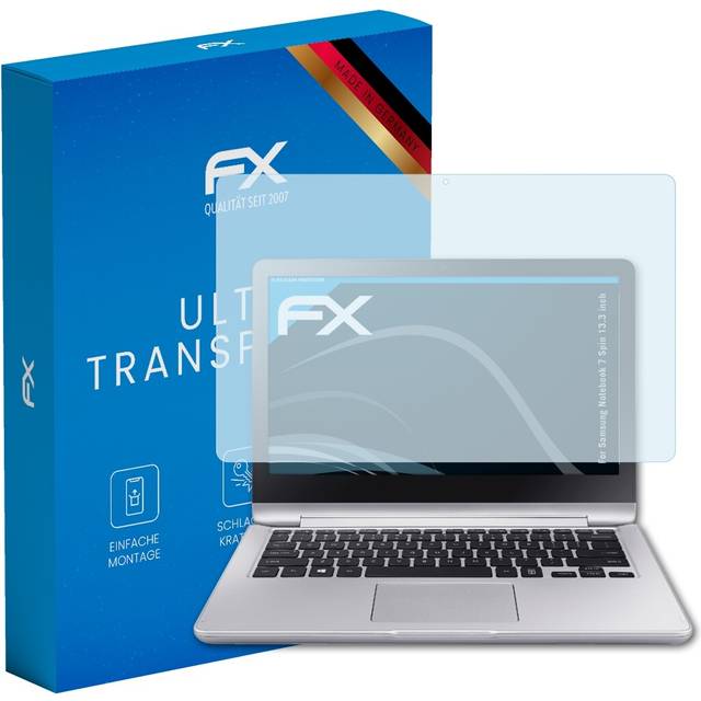 Atfolix 2x screen protector for samsung notebook 7 spin 13.3 inch clear