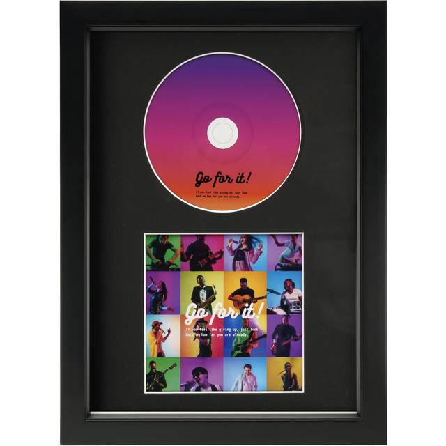 Kenko Picture CD Display CD Disc Booklet Compatible with A4 Poster Compatible with Vertical Horizontal External Dimensions 240 x 360 mm Frame, Frame, svart