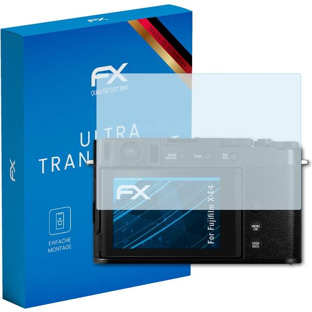 Atfolix 3x screen protection film for fujifilm x-e4 screen protector clear