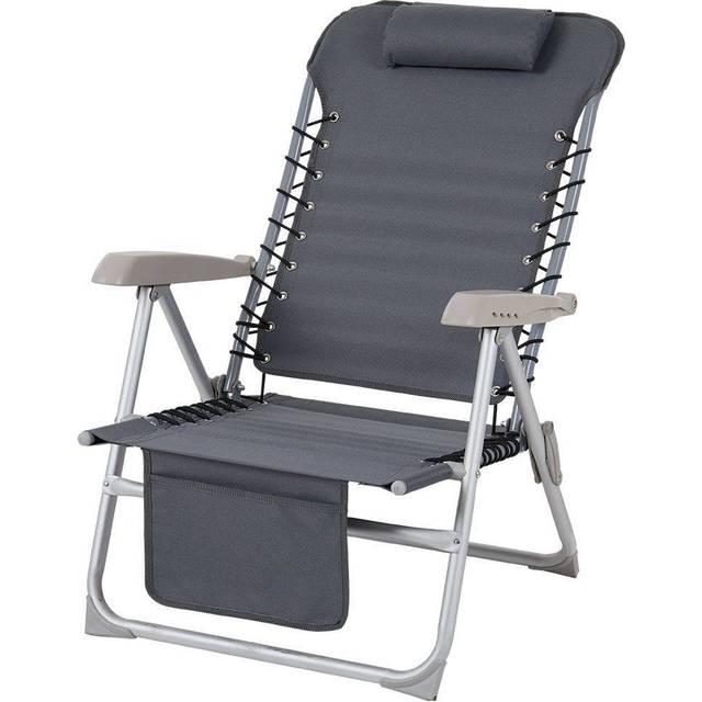 Ulrika beach chair grey w pock