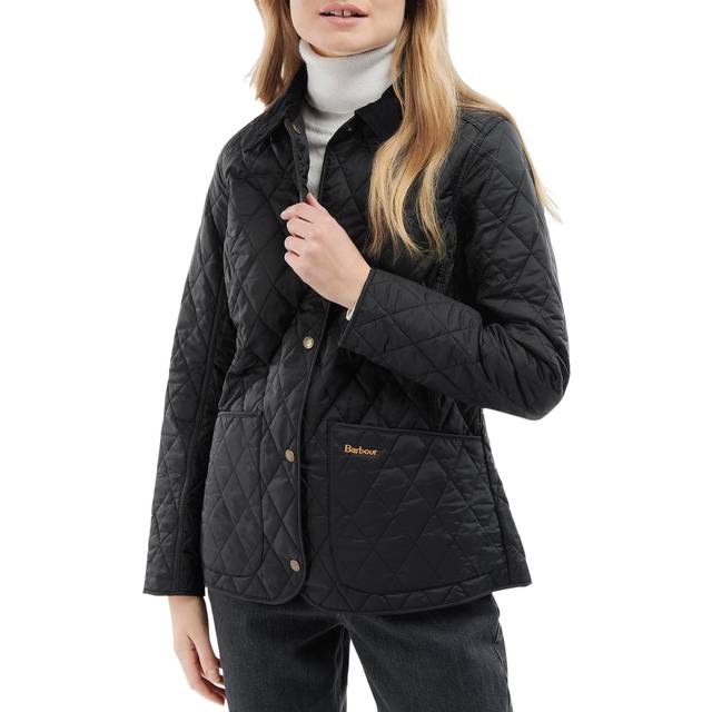Barbour-Annandale Puffer Jackets Nero-Donna - 8UK