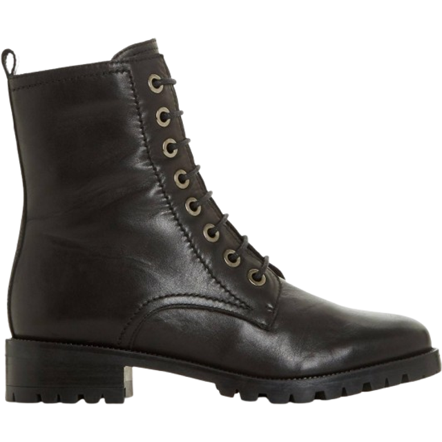 Dune London 'prestone' Leather Biker Boots In Brown - 3