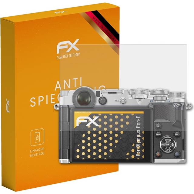 Atfolix 3x screen protection film for olympus pen-f matt&shockproof