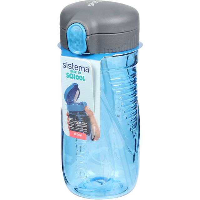 Sistema Hydrate Tritan Quick Flip Sipper Water Bottle -520ml