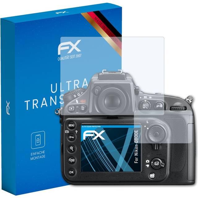 Atfolix 3x screen protection film for nikon d800e screen protector clear