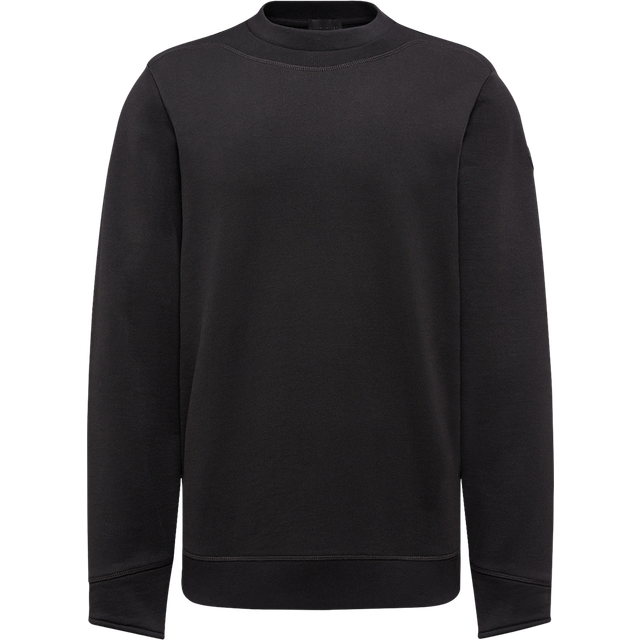 MONCLER COLLECTION Logo Patch Cotton Sweatshirt, Men, Black, Size: M