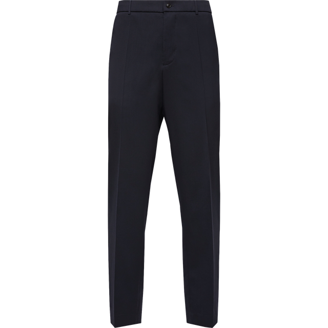 Wool blend trousers - MONCLER - gender_Man - Blue (50)