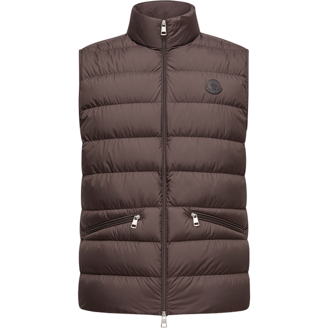 MONCLER COLLECTION Treompan Down Gilet, Men, Brown, Size: 6