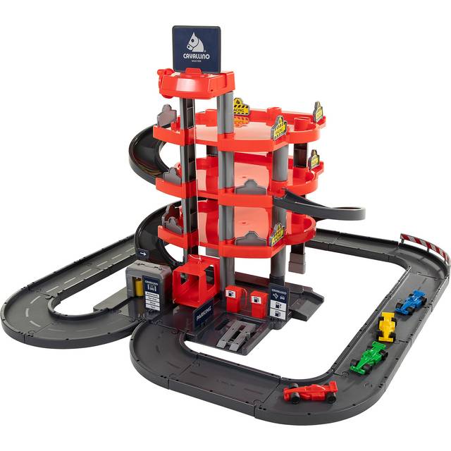 Cavallino Racing 4 Level Garage Cars Set