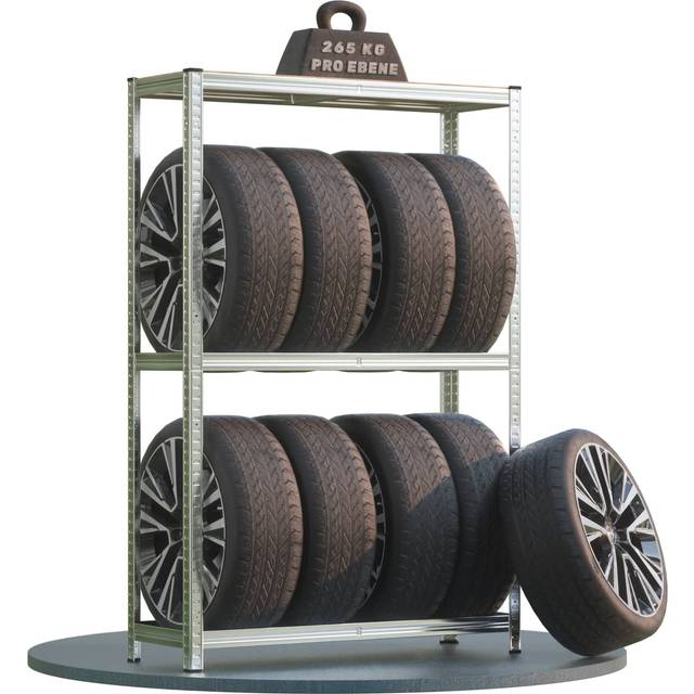 Tyre Rack 6x4x13ft Galvanized 795kg