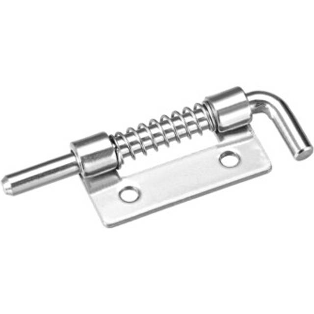 Spring latch, 2.2 inch left-handed stainless steel 304 barrel bolt lock