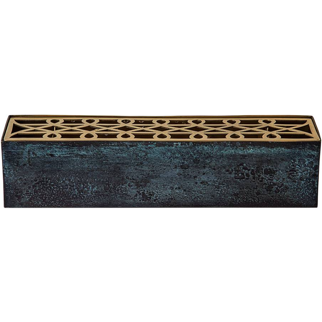 KLONG Äng vase, rectangular blue