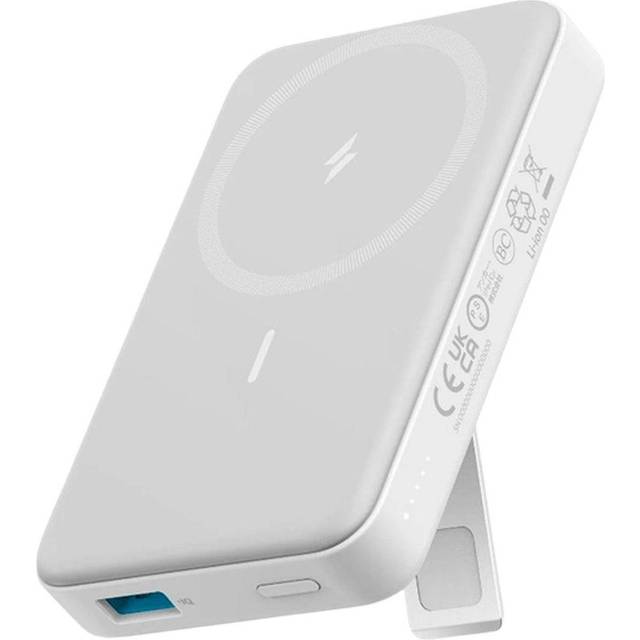 Anker Power Bank, 633 Magnetiskt Batteri, 10.000 mAh hopfällbar magnetisk trådlös bärbar laddare, 20W USB-C strömförsörjning för iPhone 16/16 Pro / 16 Pro Max, 15/15 Pro / 15 Pro Max