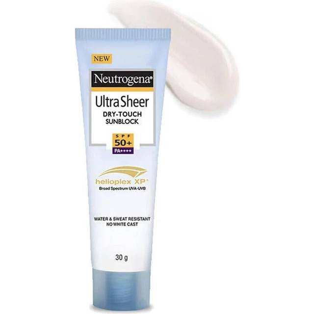 Pack of 1 neutrogena ultra sheer sunscreen spf 50+| oily, dry&sensitive skin 30g