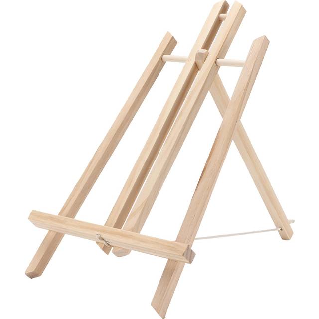 Wood Easels Adjustable Portable Light Compact Wood Desk Easel for Classroom Art Activities Painting 50cm / 19.7in
