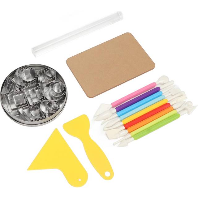 38Pcs Pottery Clay Sculpting Tools Double Sided Complete Tools Modeling Clay Tools with Wooden
