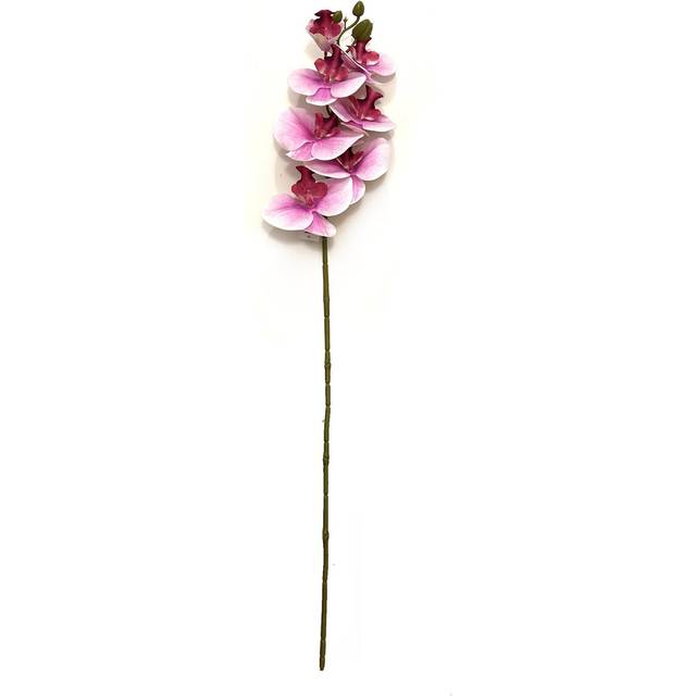 Large 75cm artificial fuchsia pink phalaenopsis orchid flower stem home decor