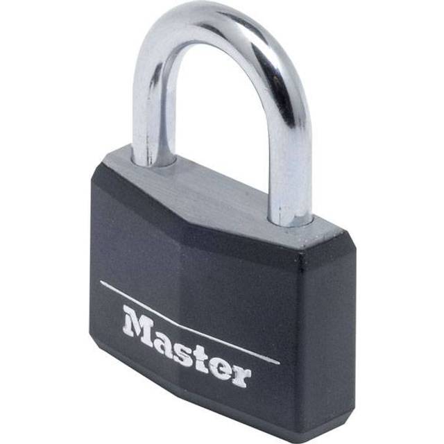 Master Lock 40mm Black Keyed Padlock