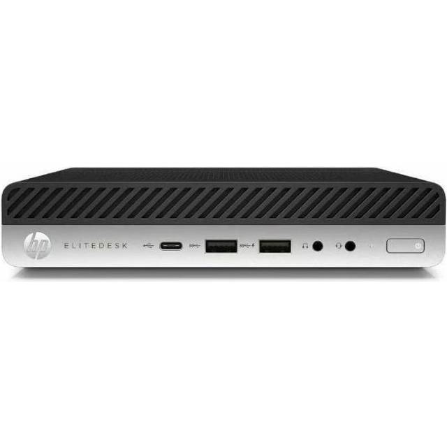 HP EliteDesk 800 (Gen 4) - SFF Core i5 8500 / upp till 4.1 GHz - RAM 16 GB - SSD 256 GB - NVMe - UHD Graphics 630 - Win 11 Pro - skärm: ingen - rekon