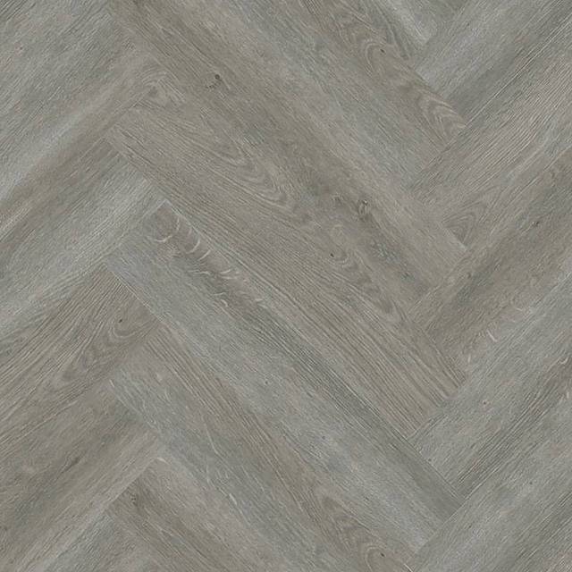 Kraus Harpsden Grey Herringbone SPC LVT - 2.34m2, Grey