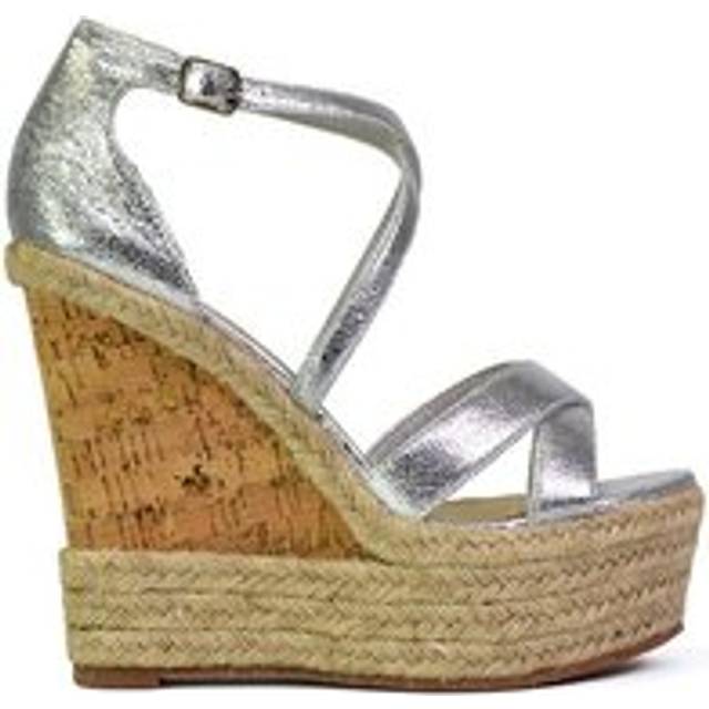 Womens platform wedge heel sandals ladies espadrilles ankle strap shoes size 3-8