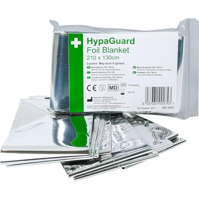 HypaGuard Foil Blanket 210cm x 130cm (Pack 6) - Q2023T