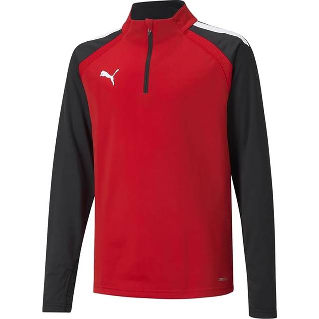Puma Boys / Girls TeamLIGA 1/4 Zip Tracksuit Drill Top 657237 - 164 13-14 Years