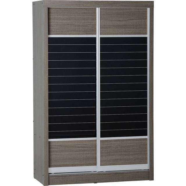Lisbon 2 Door Sliding Wardrobe - Black