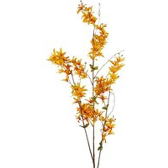 130cm Yellow Blossom Floral Spray Artificial - One Size