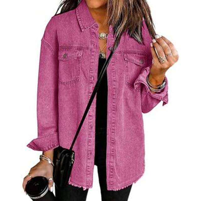SHEIN Western Cowgirl Music Festival Women&#39;s Casual Dropped Shoulder Long Sleeve Lightweight Jacket, Spring/Summer