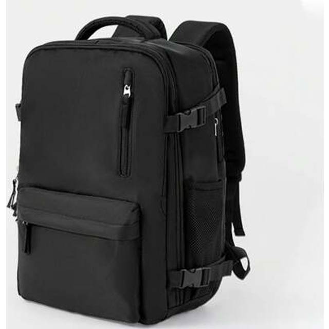 SHEIN Vacuum Compression Backpack - Durable Nylon, For Men & Women Large-Capacity Travel Backpack Multifunctional Luggage Storage Backpack Lightweight & Wat