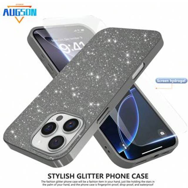 SHEIN New Bling Glitter Phone Case Compatible With Apple 16 Pro Max/15 Pro Max/14 Pro Max/13 Pro Max/12 Pro Max/11 Pro Max/XS Max/7/8 Plus