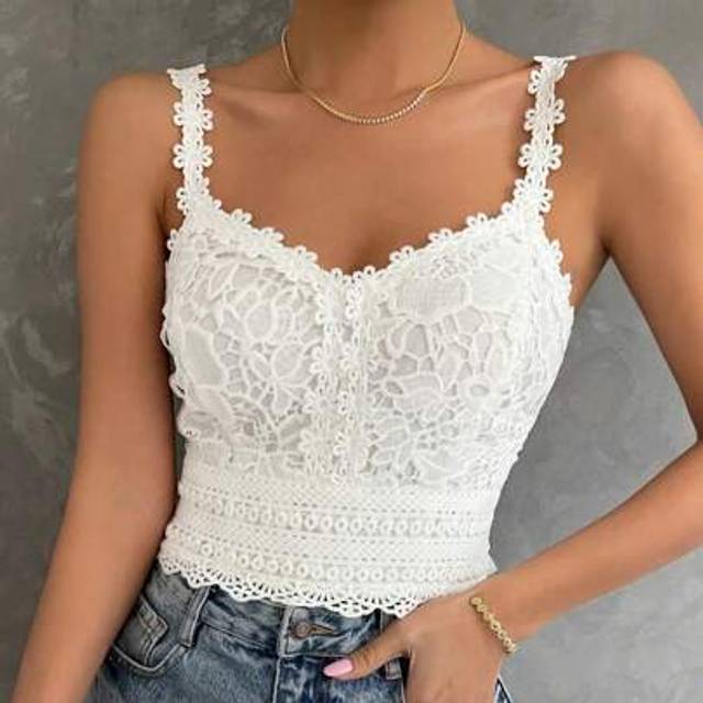 SHEIN Guipure Lace Cami Top