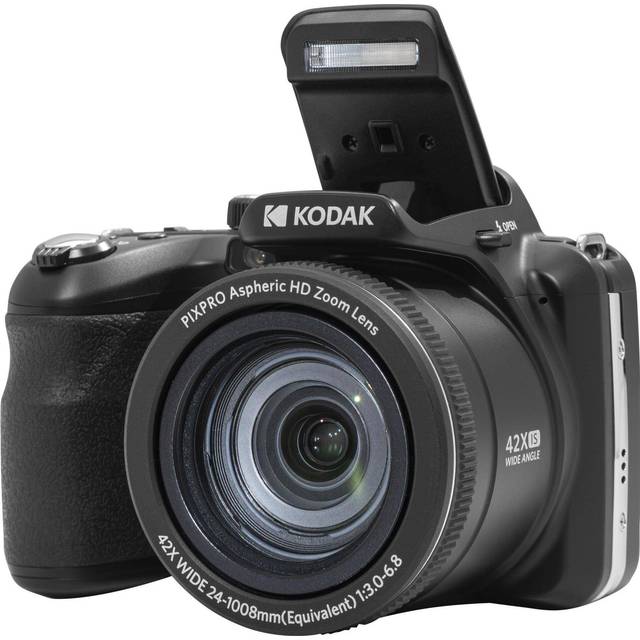 KODAK PIXPRO AZ425 Astro Zoom 20MP Camera with 42X Optical Zoom with 32GB SD Card Bundle in Black