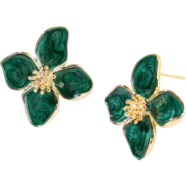SHEIN 1pair Colorful Dopamine Flower Earrings For Women, Daily Wear, Simple And Sweet, Vacation Gift Valentines,Mom,Mother,Mother&#39;s Day,Gift