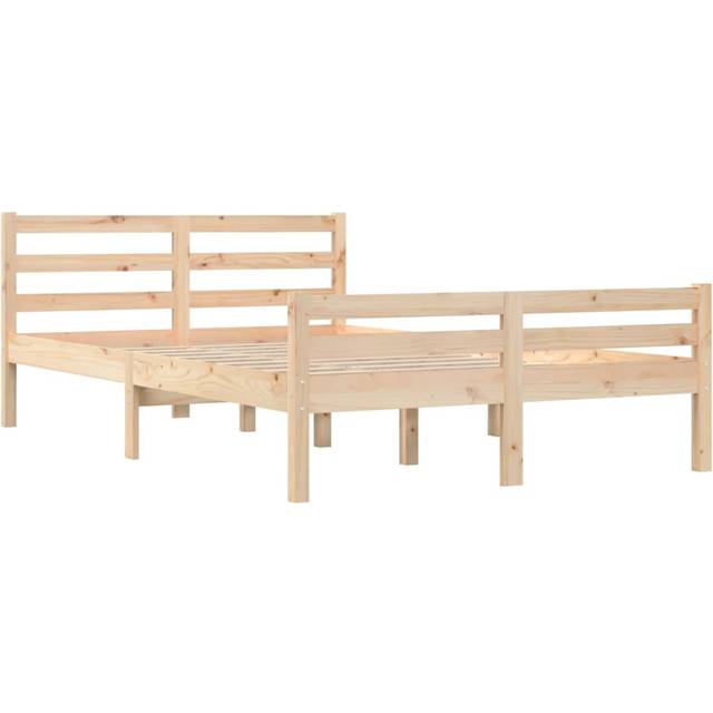 (brown, 120 x 190 cm) vidaXL Solid Wood Bed Frame Bedroom Bedstead Bed Base Multi Colours/Sizes