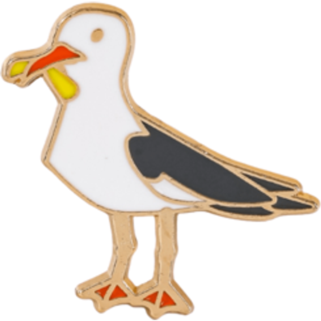 SHEIN Seagull Enamel Brooch Pin Fashion Decorative Brooches Ornaments Lapel Bag Badges Jewelry Gifts 2025 New Style