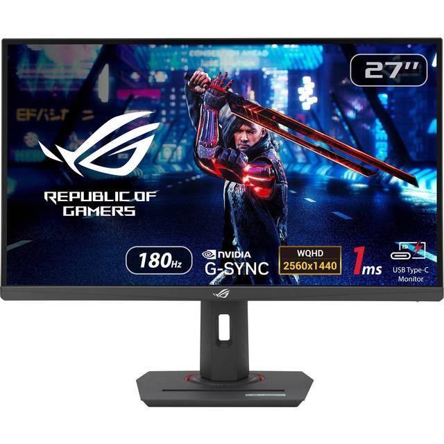 ASUS skärm dator gamer rog strix