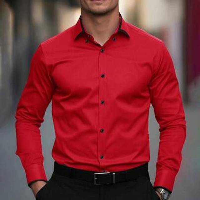 SHEIN Men&#39;s Plain Color Long Sleeve Business Casual Shirt Formal  Men Clothes Men Shirts Business Casual Men Shirts Clothes For Men Men Shirts Shirts For Me