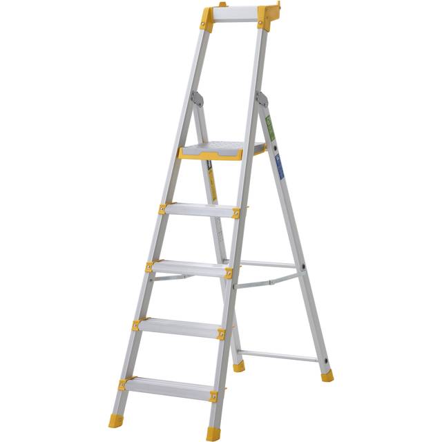 W.steps 55P Trappstege med certifierat aluminium 5 steg, 1860 mm