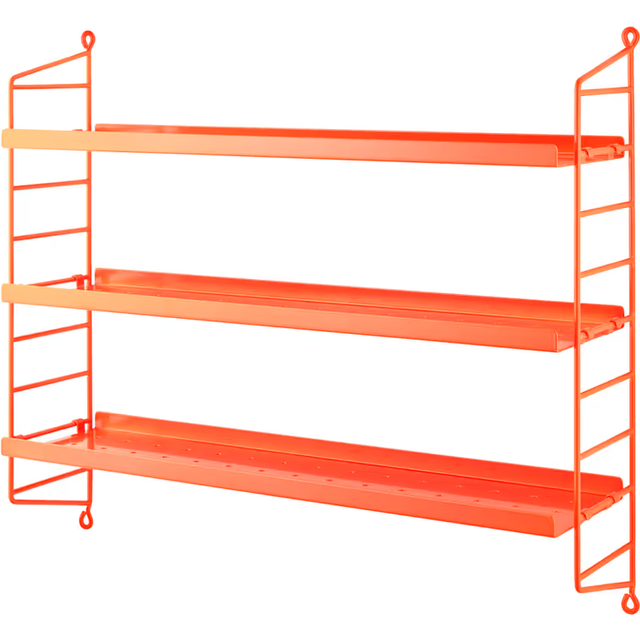 String Furniture - String Pocket - Hyllsystem - Neon - Metal - W60 x D15 x H50