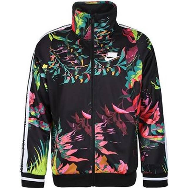Nike Sports Wear Nsw Flowers Printing Stand Collar Athleisure Casual Sports Jacket Multi-color AR1612-389 - Multi-Color - XXL
