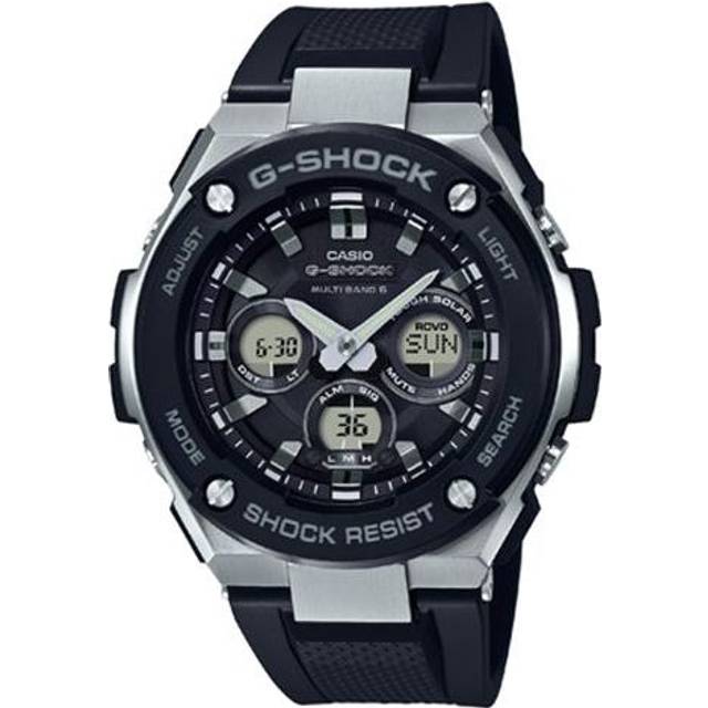 CASIO G-Shock G-Steel 'Silver Black' GST-W300-1APR - Black/Gray - Free