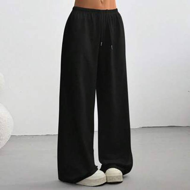 SHEIN Women&#39;s Casual Solid Color Drawstring Waist Sweatpants Graduation,Back To School Outfits,Graduation,Teacher Outfits For Women,Back To School
