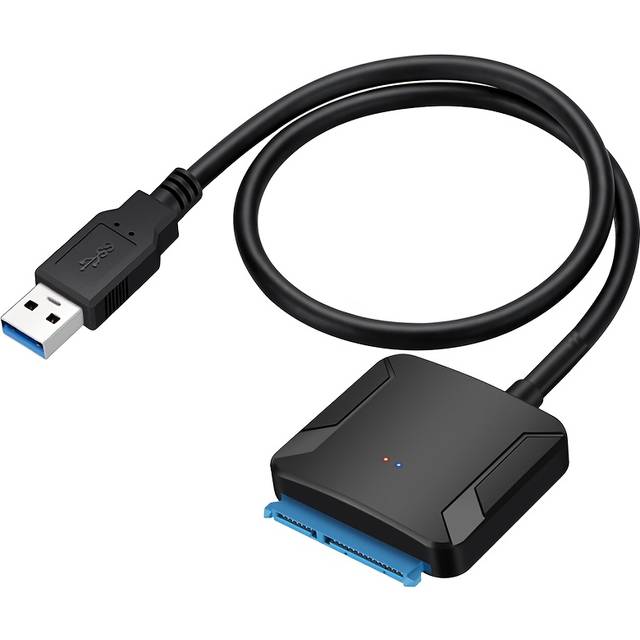 TEMU 2.5" To 3.5" Sata To Usb 3.0 Adapter Cable - Ideal For Transferring Data From Hard Drives To Computers, Portable Hard Drive Interface|compact Cable|durable Cable