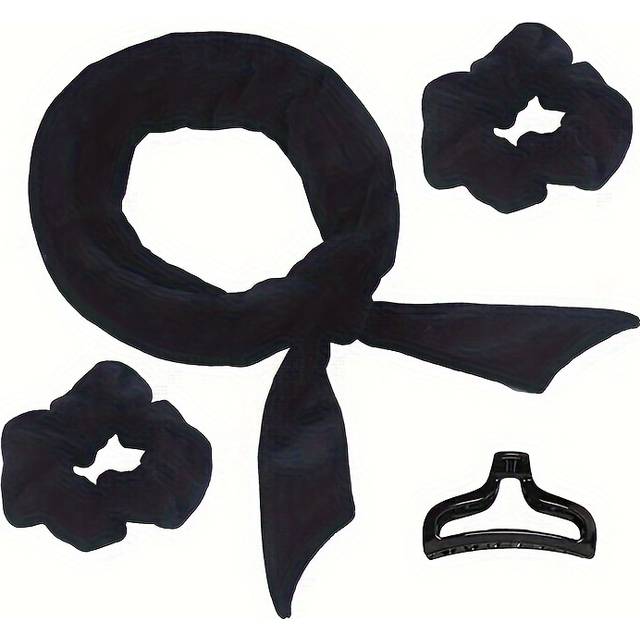 TEMU -in Hair Curler Set - No Heat, Large Wave Sponge Rollers With Scrunchies & Clips For All Hair Types