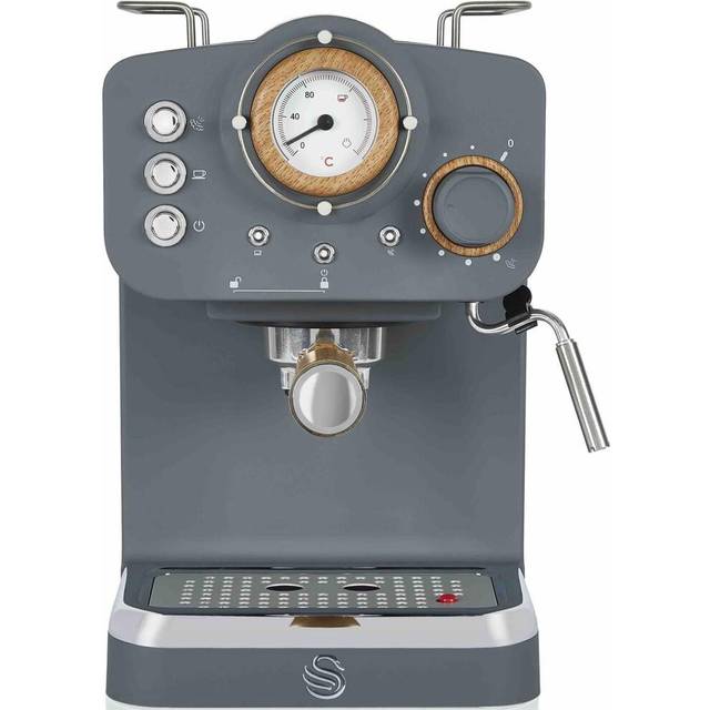Swan SK22110GRYN Nordic Pump Espresso Coffee Machine - Grey, Grey